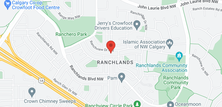 map of 8103 RANCHVIEW Drive NW